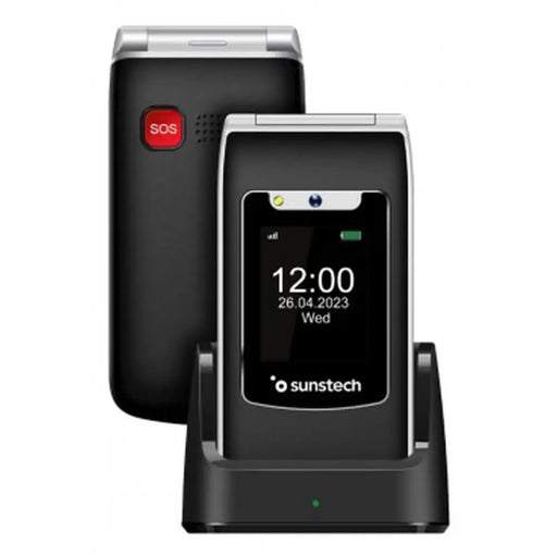 Мобилен телефон за по-възрастни хора Sunstech CELT23BK
