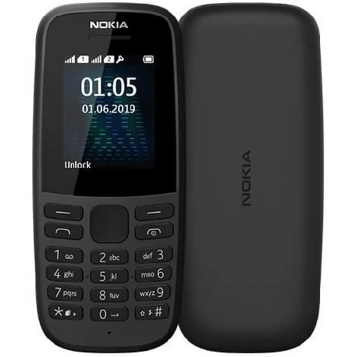 Мобилен телефон Nokia 105 2019 Dual Sim Black