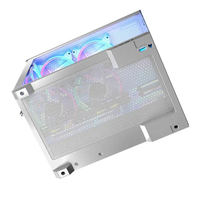 MODECOM КОРПУС VOLCANO PANORAMA ARGB 5F MIDI БЯЛ