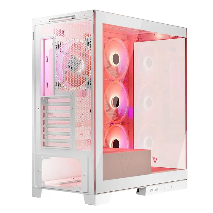 Modecom Volcano SPACE APEX ARGB MIDI Midi Tower White
