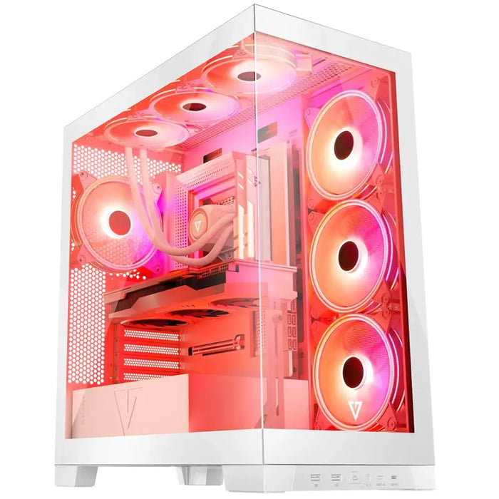 Modecom Volcano SPACE APEX ARGB MIDI Midi Tower White