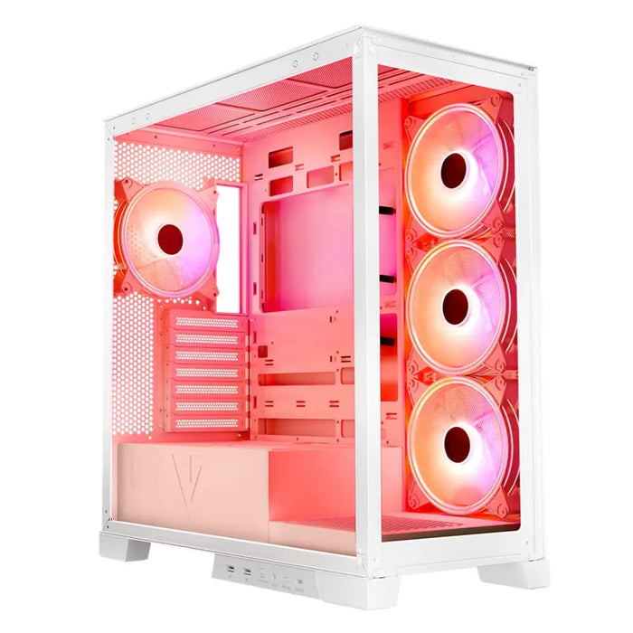 Modecom Volcano SPACE APEX ARGB MIDI Midi Tower White