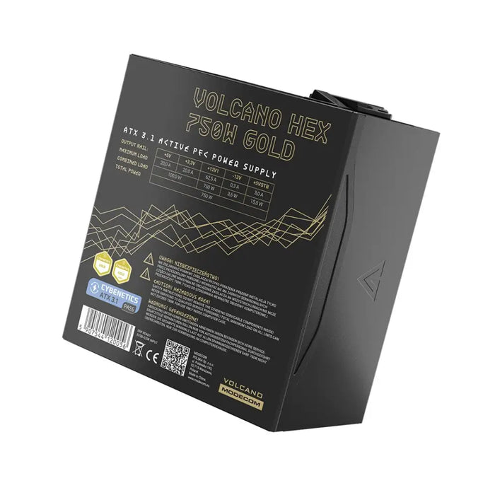 MODECOM Захранване VOLCANO HEX GOLD 750W ATX3.1