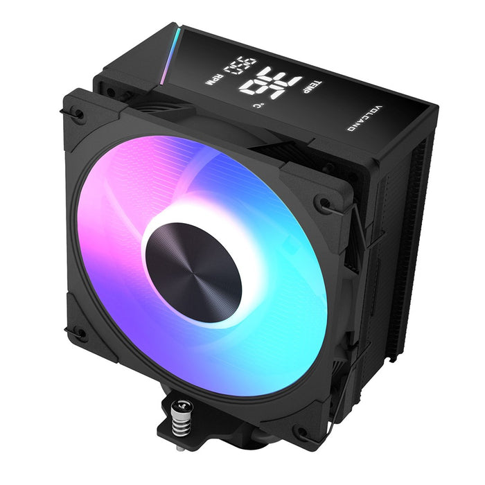 MODECOM Volcano 0C T102 LCD ARGB процесорен охладител 12 см черен