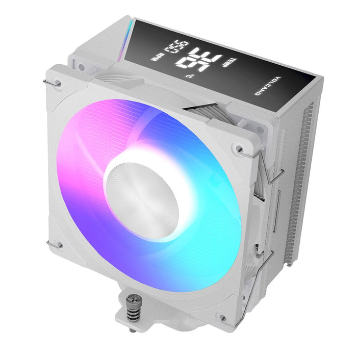 MODECOM Volcano 0C T202 LCD ARGB процесорен охладител 12 см бял