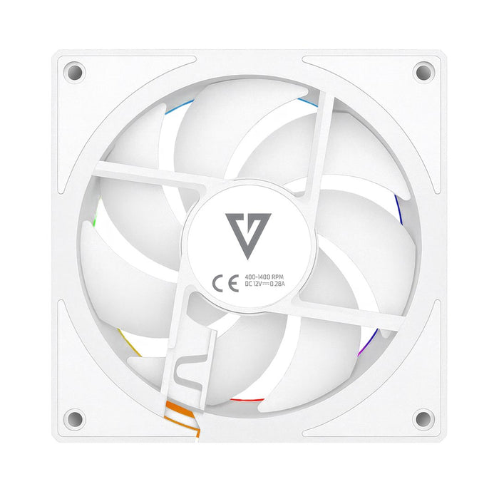 MODECOM VOLCANO LOOP 120 ARGB вентилатор с обратен ход, бял