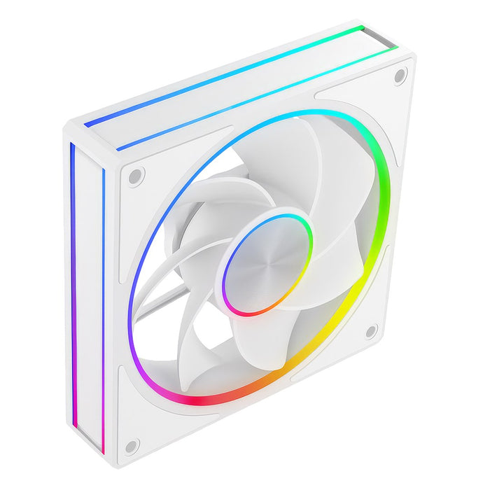 MODECOM VOLCANO LOOP 120 ARGB вентилатор с обратен ход, бял