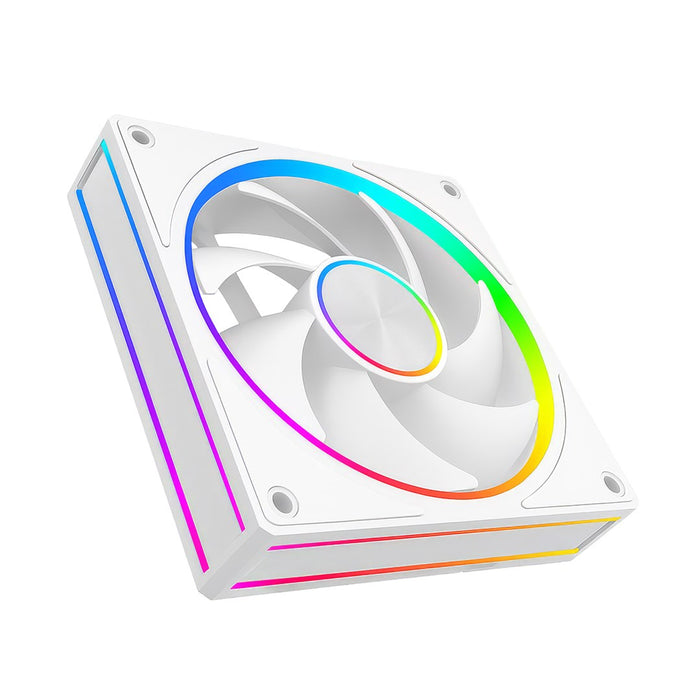 Вентилатор MODECOM VOLCANO LOOP 120 ARGB, бял