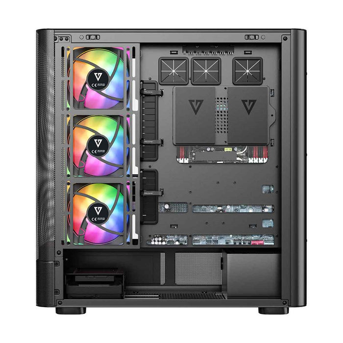 Микрофон MODECOM Volcano AQ400 ARGB, Midi, черен