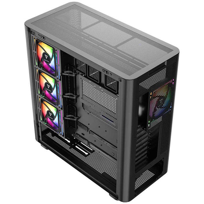 Микрофон MODECOM Volcano AQ400 ARGB, Midi, черен