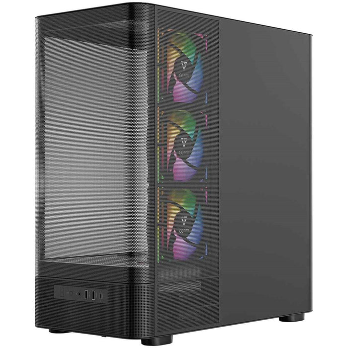 Микрофон MODECOM Volcano AQ400 ARGB, Midi, черен