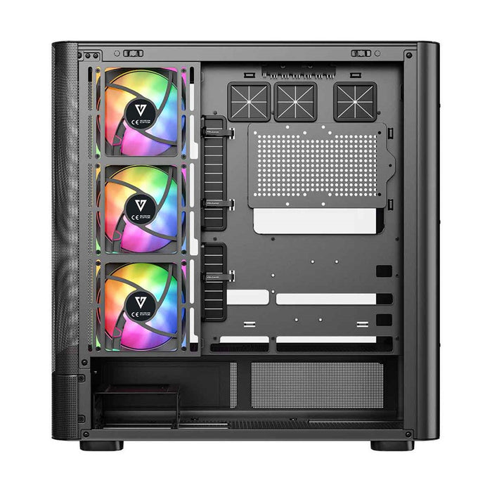 Микрофон MODECOM Volcano AQ400 ARGB, Midi, черен