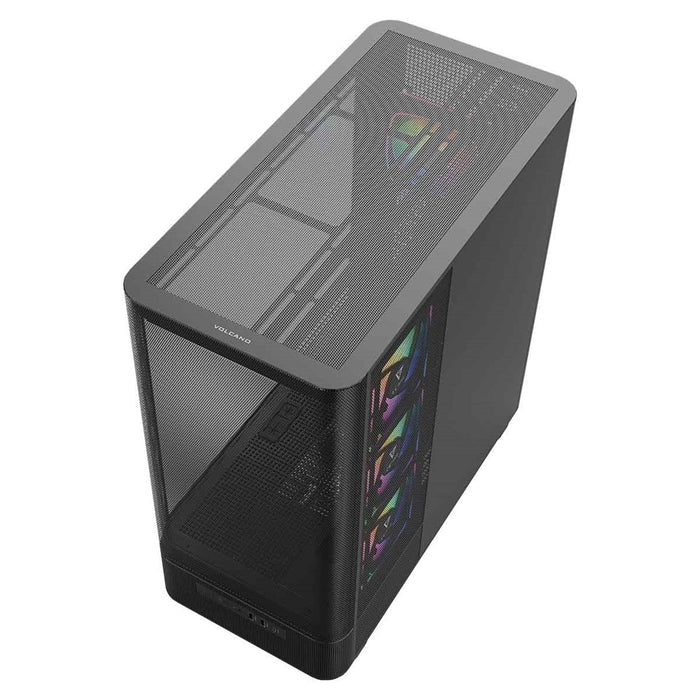 Микрофон MODECOM Volcano AQ400 ARGB, Midi, черен