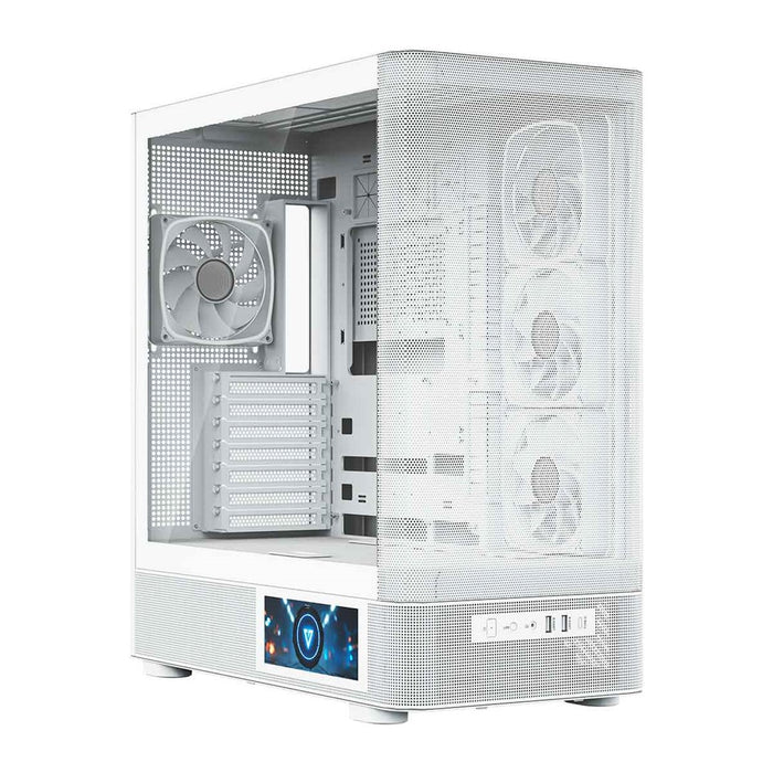 Микрофон MODECOM Volcano AQ400 ARGB, Midi, бял