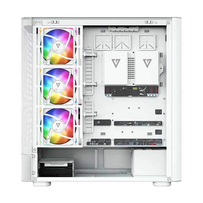 Микрофон MODECOM Volcano AQ400 ARGB, Midi, бял