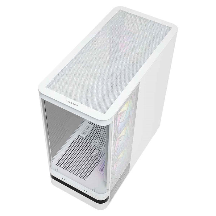 Микрофон MODECOM Volcano AQ100 ARGB, Midi, бял