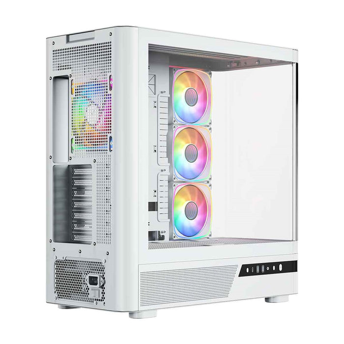 Микрофон MODECOM Volcano AQ100 ARGB, Midi, бял