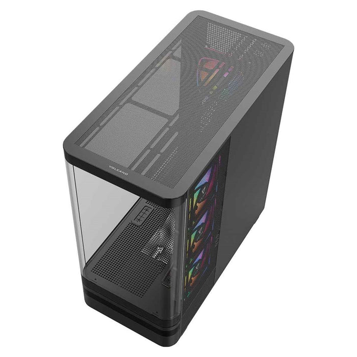 Микрофон MODECOM Volcano AQ100 ARGB, Midi, черен