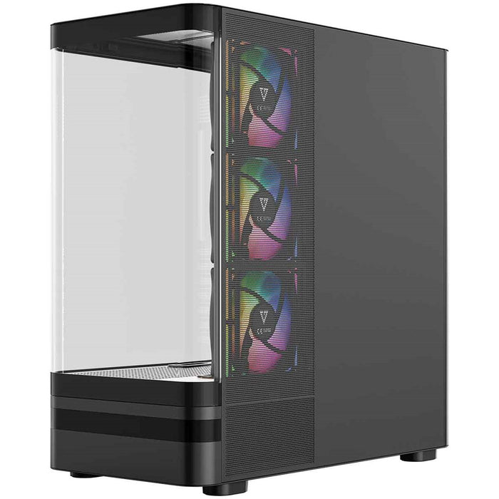 Микрофон MODECOM Volcano AQ100 ARGB, Midi, черен