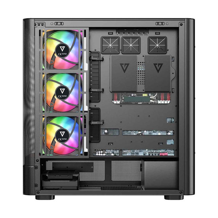 Микрофон MODECOM Volcano AQ500 ARGB, Midi, черен