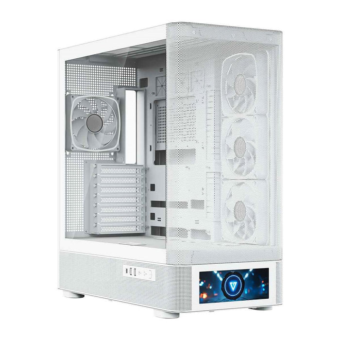 Микрофон MODECOM Volcano AQ500 ARGB, Midi, бял