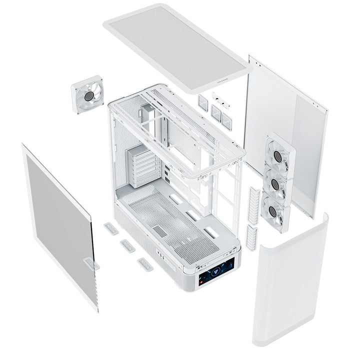 Микрофон MODECOM Volcano AQ500 ARGB, Midi, бял
