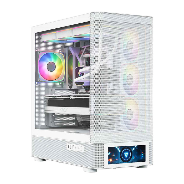 Микрофон MODECOM Volcano AQ500 ARGB, Midi, бял