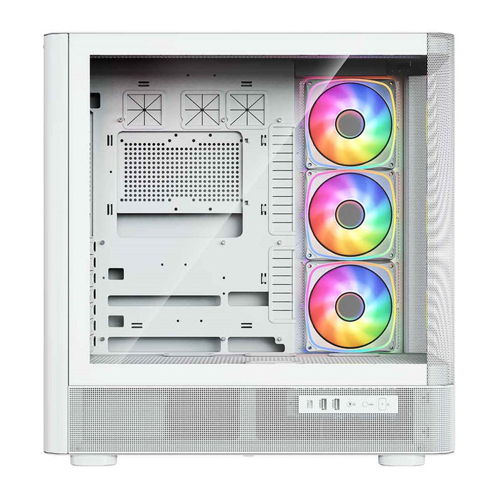 Микрофон MODECOM Volcano AQ500 ARGB, Midi, бял