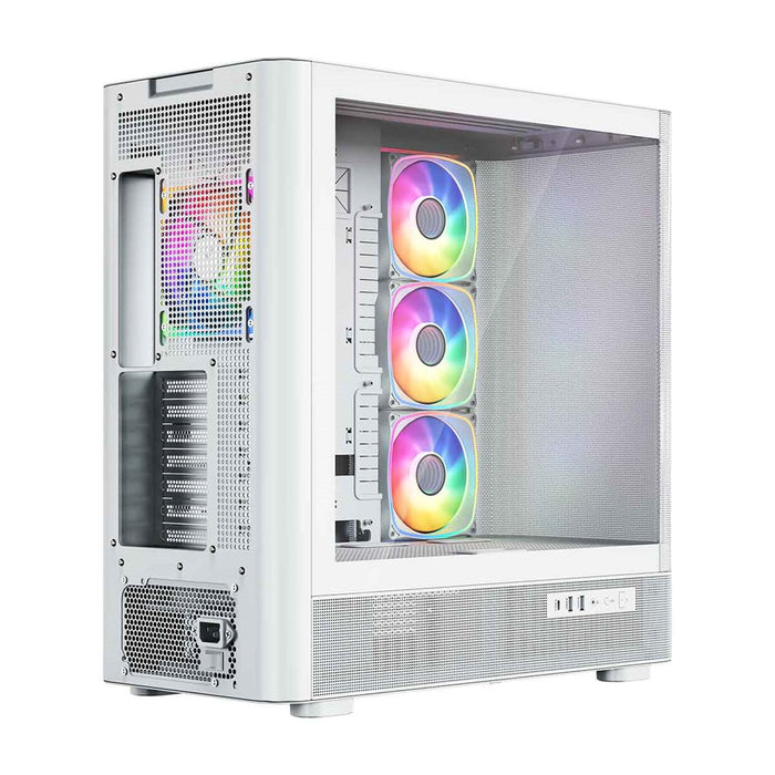 Микрофон MODECOM Volcano AQ500 ARGB, Midi, бял