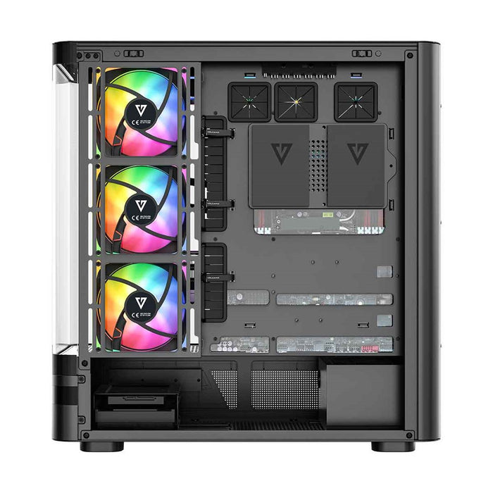 Микрофон MODECOM Volcano AQ200 ARGB, Midi, черен