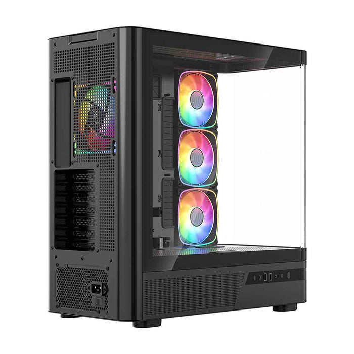 Микрофон MODECOM Volcano AQ200 ARGB, Midi, черен