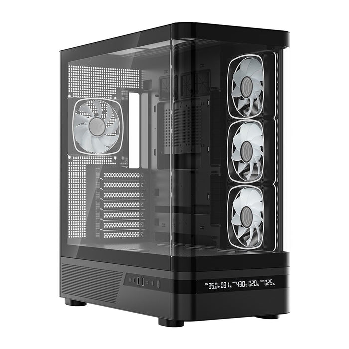 Микрофон MODECOM Volcano AQ200 ARGB, Midi, черен