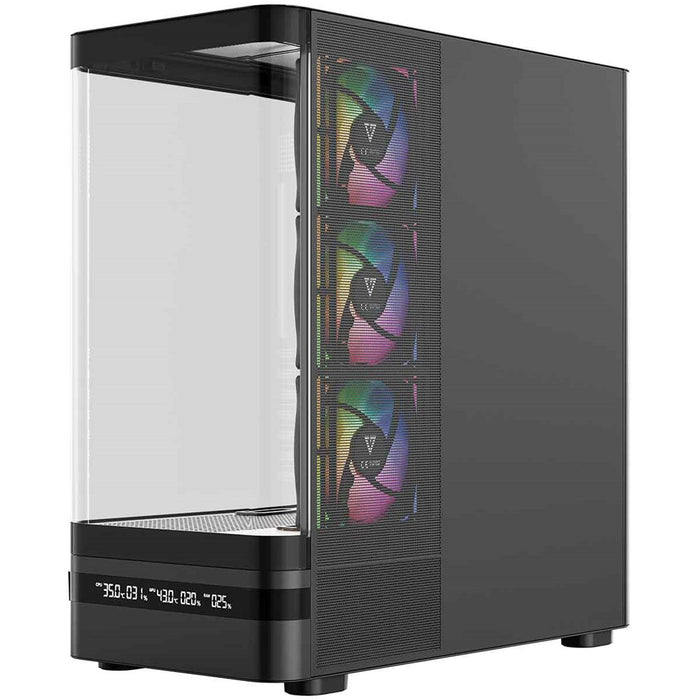 Микрофон MODECOM Volcano AQ200 ARGB, Midi, черен