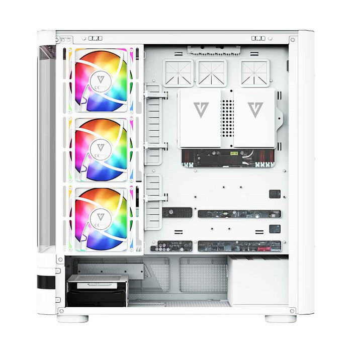 Микрофон MODECOM Volcano AQ200 ARGB, Midi, бял
