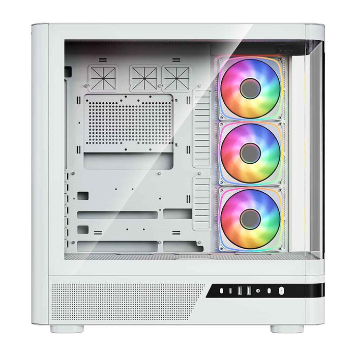 Микрофон MODECOM Volcano AQ200 ARGB, Midi, бял