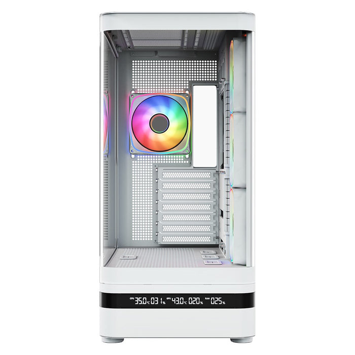 Микрофон MODECOM Volcano AQ200 ARGB, Midi, бял