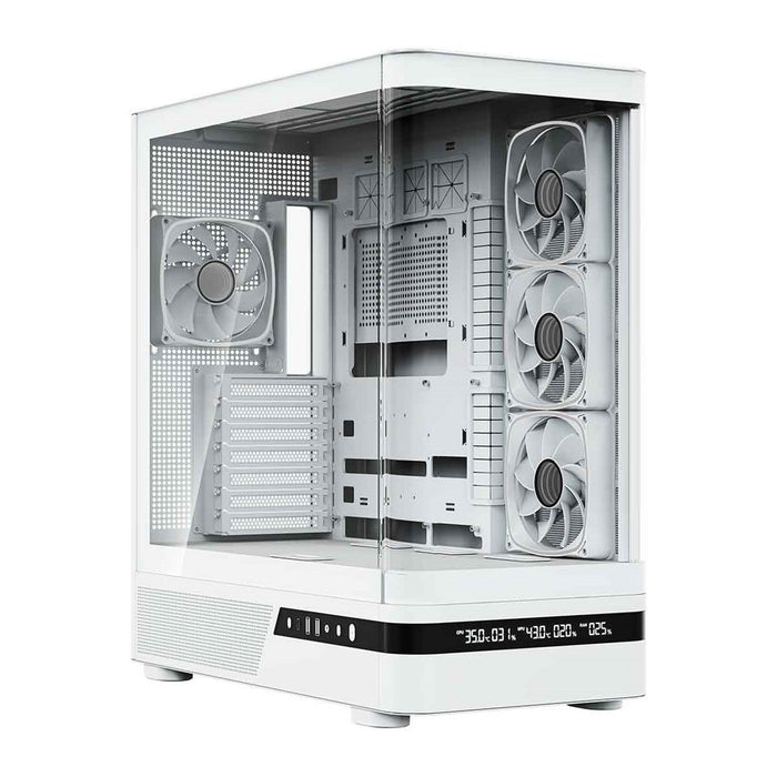Микрофон MODECOM Volcano AQ200 ARGB, Midi, бял
