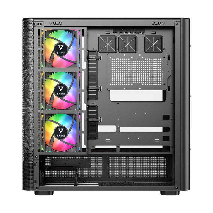 Микрофон MODECOM Volcano AQ300 ARGB, Midi, черен