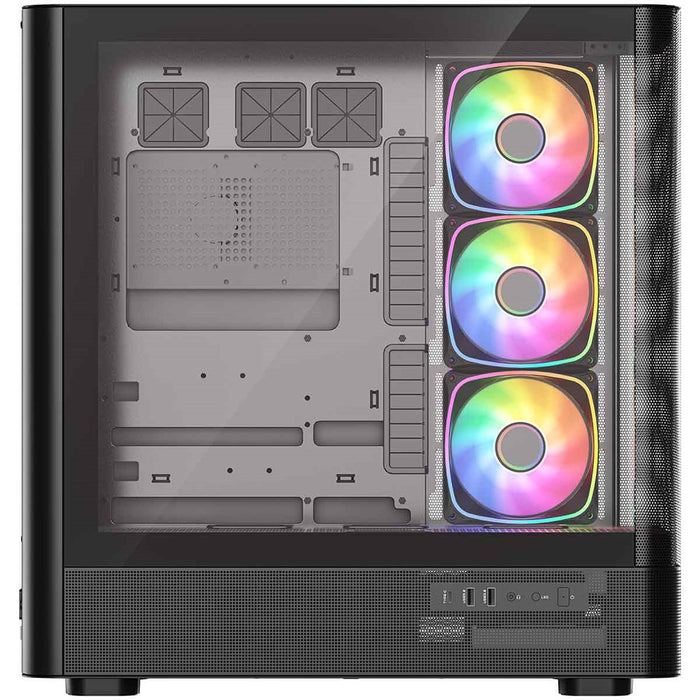 Микрофон MODECOM Volcano AQ300 ARGB, Midi, черен