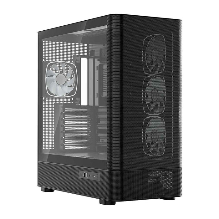 Микрофон MODECOM Volcano AQ300 ARGB, Midi, черен