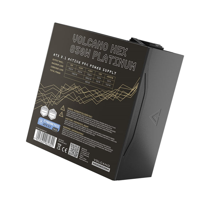 Захранване MODECOM VOLCANO HEX PLATINUM 850W ATX3.1