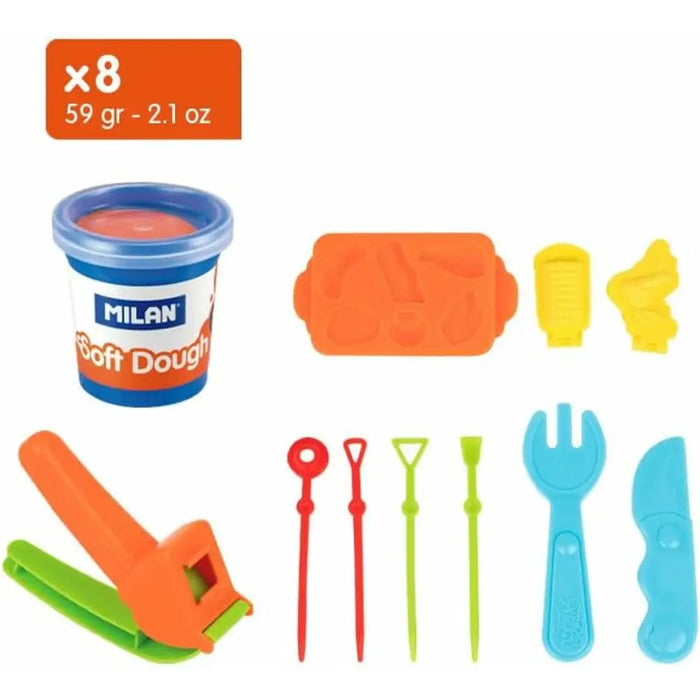 Моделираща паста Milan Soft Dough BBq Многоцветен