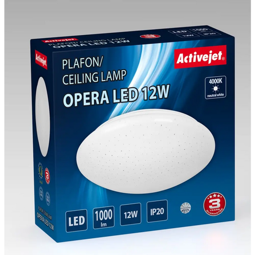 Модерен LED плафон за таван Activejet OPERA LED 12W