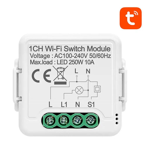 Модул за смарт превключвател WiFi Avatto N - WSM01 - 1 TUYA