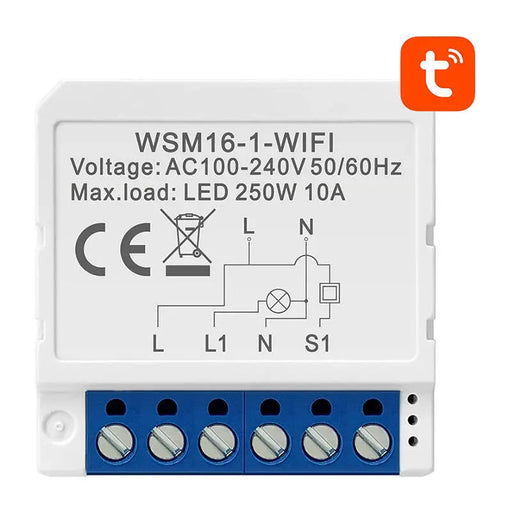 Модул за смарт превключвател WiFi Avatto WSM16 - W1 TUYA