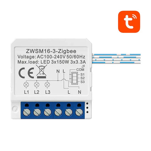 Модул за смарт превключвател ZigBee Avatto ZWSM16 - W3 TUYA