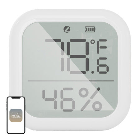 MOES ZSS-KB-TH-LF-C ZigBee LCD сензор за температура и влажност