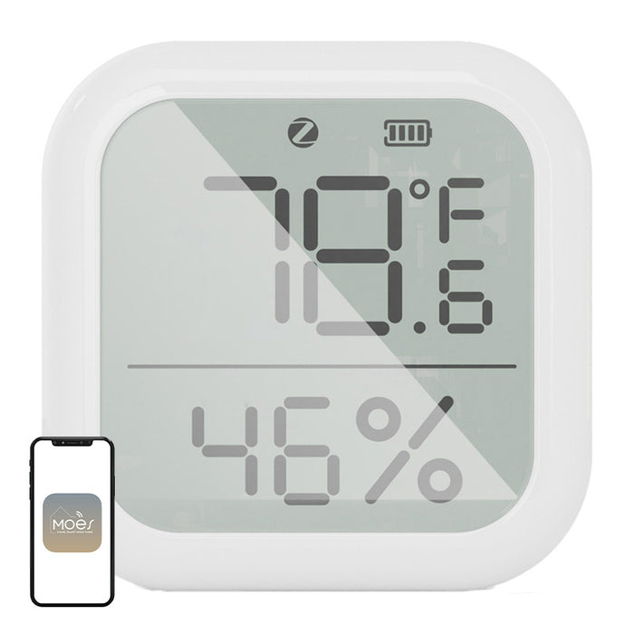 MOES ZSS-KB-TH-LF-C ZigBee LCD сензор за температура и влажност