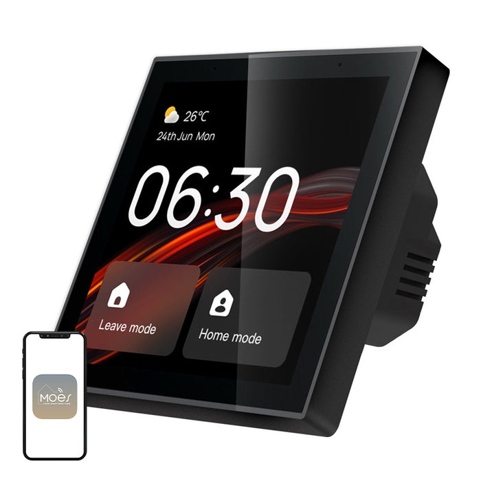 MOES CCP-TY-LN Wi-Fi/ZigBee контролен панел с 4" LCD дисплей