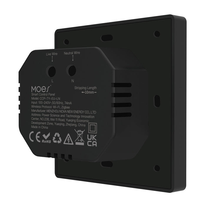 MOES CCP-TY-LN Wi-Fi/ZigBee контролен панел с 4" LCD дисплей